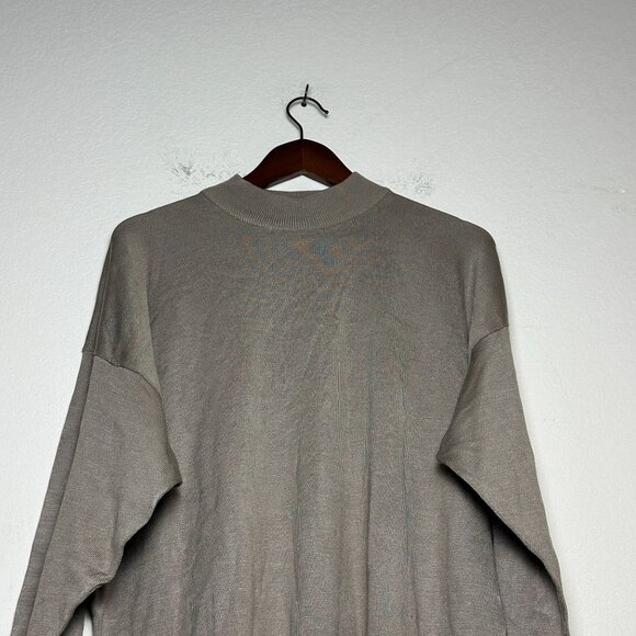VTG Jhane Barnes Silk 90s Sweater Men XL Crewneck Pullover Lightweight Minimal - Picture 10 of 16
